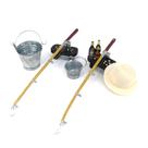 Acessórios de pesca em miniatura Dollhouse FACDEM Jetamie 1/12