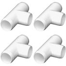 Acessórios de PVC LetsFix 1 camiseta de 3 vias (pacote com 4) Furniture Grade Acessórios de PVC LetsFix 1 camiseta de 3 vias (pacote com 4) Furniture Grade