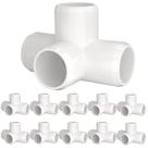 Acessórios de PVC LetsFix de 4 vias de 1-1/2 polegadas (pacote com 10) para móveis Acessórios de PVC LetsFix de 4 vias de 1-1/2 polegadas (pacote com 10) para móveis