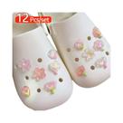 Acessórios De Verão Para Sapatos Femininos, 12 Peças De Decorações Fofas Para Sandálias Clog Acessórios De Verão Para Sapatos Femininos, 12 Peças De Decorações Fofas Para Sandálias Clog