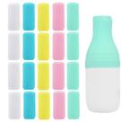 Acessórios de viagem FOROUME, capas de silicone para garrafas, pacote com 20