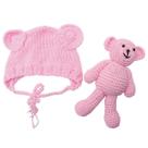 Acessórios fotográficos ECYC Newborn Baby Bear Hat Beanie