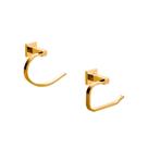 Acessórios para Banheiro Quadrado 2 peças São Francisco Pingoo.casa - dourado Acessórios para Banheiro Quadrado 2 peças São Francisco Pingoo.casa - dourado