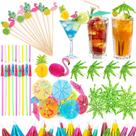 Acessórios para bebidas de coquetel Paxcoo Drink Umbrellas 180 unidades