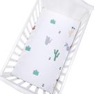 Acessórios para berço de berço lençol de berço capa de colchão macia e respirável para cama de bebê