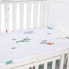Acessórios para berço de berço microtecido percal equipado portátil/mini lençol de berço/lençol de berço