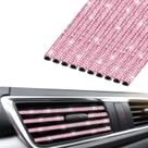 Acessórios para carros INSAUTO Bling Car Air Vent Outlet Trim Pink