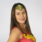 Acessórios para fantasia Tiara Mulher Amazonas Maravilhosa