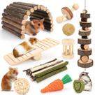 Acessórios para Gaiolas de Hamster YIXUND - 12 Brinquedos para Roedores