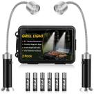 Acessórios para grelhar Grill Light Jasee BBQ com base magnética, pacote com 2