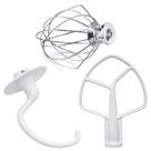 Acessórios para misturadores de cozinha Sikawai K5AB Flat Beater K5ADH Dough Hook K5AWW Wire Whip