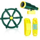 Acessórios para playground Sratte Pirate Ship Wheel Telescope Acessórios para playground Sratte Pirate Ship Wheel Telescope