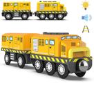 Acessórios para trilhos de trem: locomotiva a bateria com HYPERLIVING magnético
