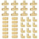 Acessórios PEX SUNGATOR, pacote com 36 3/4 polegadas, sem chumbo, latão
