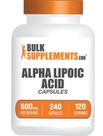 Ácido Alfa Lipóico 600mg (240 Cápsulas) - BulkSupplements.com