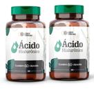 Ácido Hialurônico 500mg 60 Cápsulas Suplemento Alimentar de Alta Pureza Praticidade em 1 Cápsula ao Dia Bemestar e Qualidade 2 POTES