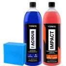 Acidus pro vonixx 1,5l limpador ácido impact flotador limpeza automotiva pesada alto desempenho profissional