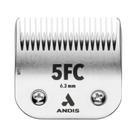 Aço com infusão de carbono Clipper Blade Andis CeramicEdge, tamanho 5FC
