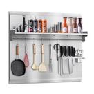 Aço inoxidável Range Backsplash VENFAN 36x30cm com prateleira