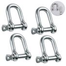 Aço inoxidável Shackle Reedny 304 em forma de D 14 mm 4 unidades