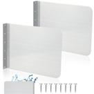 Aço inoxidável Splash Guard Therwen para pia de cozinha 43x30cm Aço inoxidável Splash Guard Therwen para pia de cozinha 43x30cm