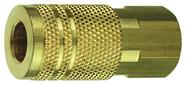 Acoplador Amflo C20-23B em latão 1/4 I/M x 3/8 FNPT - Caixa com 10