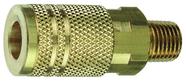 Acoplador Amflo C21B 1/4 I/M Design x 1/4 MNPT em latão (caixa com 10)