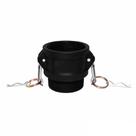 Acoplador Camlock em Polipropileno Tipo B - Adaptador 2Pol x Rosca Macho