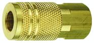 Acoplador de latão Tru-Flate 13-235 1/4" I/M x 1/4" FNPT