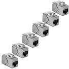 Acoplador em linha Keystone Keystone Jack Cat6A, pacote com 6 unidades TrendNet