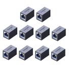 Acoplador Ethernet ZUZONG 10 GB RJ45 10 Gbps Cat8/Cat7/Cat6a/Cat6/Cat5e