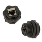 Acoplador fêmea/fêmea para montagem em painel CAT6 RJ45 blindado Acoplador fêmea/fêmea para montagem em painel CAT6 RJ45 blindado