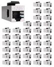 Acoplador Keystone VANDESAIL Cat 6 Blindado Pacote com 40 Unidades Prata