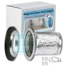 Acoplador magnético para duto de secadora JPFLAEYX 4" com desvio de 30 cm