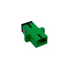Acoplador Óptico para Conectores SC-APC Verde Simplex Monomodo (SM - Single Mode) - Venda Unitária