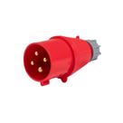 Acoplador Plugue Industrial 3P+T 32a Rohdina 6h IP44 Verm. Acoplador Plugue Industrial 3P+T 32a Rohdina 6h IP44 Verm.