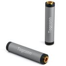 Acoplador Togconn TRS AUX de 3,5 mm para fêmea banhado a ouro (pacote com 2) Acoplador Togconn TRS AUX de 3,5 mm para fêmea banhado a ouro (pacote com 2)