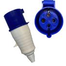 Acoplador Tomada Industrial 3P+T 32a Decorlux 9h IP44 Azul Acoplador Tomada Industrial 3P+T 32a Decorlux 9h IP44 Azul