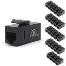 Acopladores Keystone VCE CAT6 RJ45 fêmea para fêmea, pacote com 25