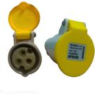 Acoplamento 2P+T 16A 100/130V - N-3054 - STECK