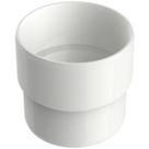 Acoplamento Condutor Circular Aquapluv Style 32198899 88mm Branco para Calha Tigre