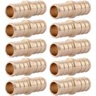 Acoplamento de crimpagem SharkBite Brass 1/2" para tubos PEX, pacote com 10