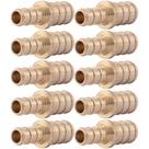 Acoplamento de redução de crimpagem SharkBite Brass 3/8 x 1/2 em PEX Acoplamento de redução de crimpagem SharkBite Brass 3/8 x 1/2 em PEX