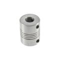 Acoplamento flexivel de aluminio 4x8mm