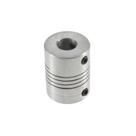 Acoplamento flexivel de aluminio 5x10mm