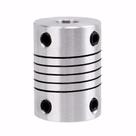 Acoplamento flexivel de aluminio 8x8mm
