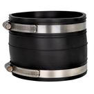 Acoplamento flexível de PVC Fernco P1060-44 e encanamento de soquete de 4”