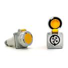 Acoplamento industrial 3p+t 32a 110/130v ip67 strahl pa4254