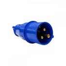 Acoplamento Industrial Macho Steck Newkon 2 Polos+Terra 200V. A 250V. 16A. Azul N3076 Acoplamento Industrial Macho Steck Newkon 2 Polos+Terra 200V. A 250V. 16A. Azul N3076