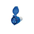 ACOPLAMENTO - MGI-213 - 16A - 2P+T - 6H - AZUL - 220Vca